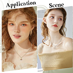 10 шт. 2 цвета 304 нержавеющая сталь сингапурская цепочка для изготовления ожерелья&nbsp;AJEW-SC0003-99