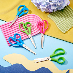 6 шт. мини-ножницы из нержавеющей стали с пластиковой ручкой 3 цветов&nbsp;TOOL-TA0001-10