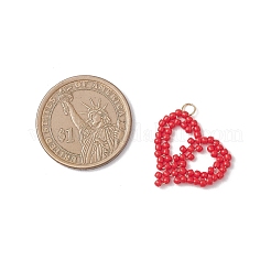 Стеклянные подвески из бисера&nbsp;PALLOY-MZ01158-02