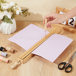 1 шт. деревянная подставка для пробивки отверстий с направляющей для прокалывания&nbsp;TOOL-BC0003-41