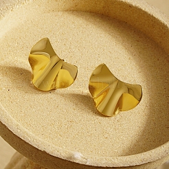 Elegantes pendientes irregulares de acero inoxidable 304&nbsp;EG3704-1