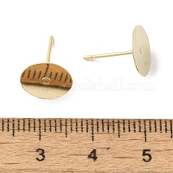 Ricerca di orecchini a bottone in ottone&nbsp;KK-K383-05B-G
