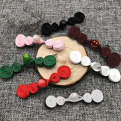 12 шт. пряжка из полиэфирной смолы для китайского торжественного платья&nbsp;DIY-CY0001-86A