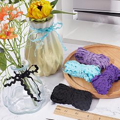 4 прядь 4-х цветный полиэстер волнообразная бахрома отделка&nbsp;OCOR-GF0002-43B