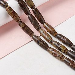 Tibetischen Stil dzi Perlen Stränge&nbsp;G-A024-01X