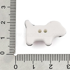 Keramikknöpfe mit Hund&nbsp;BUTT-I018-01A-02