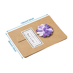 32 Stück 4 Farben Papierkarten&nbsp;DIY-KS0001-15