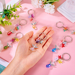 Стеклянный брелок ангела&nbsp;KEYC-TAC00034