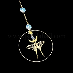 Латунные большие подвесные украшения&nbsp;LS-HJEW-M005-03G-02