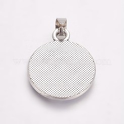 Подвески из черного и белого сплава с эмалью по фэн-шуй&nbsp;ENAM-J049-01AS-01