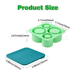 Moules en silicone de qualité alimentaire pour colonnes de glace&nbsp;AJEW-CJC0010-03