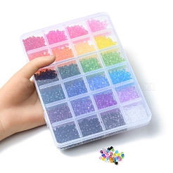 5760pcs 22 Farben transparente Acrylperlen&nbsp;TACR-YW0001-62