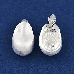 Orecchini a bottone con pepite in ottone&nbsp;EJEW-Q391-14S