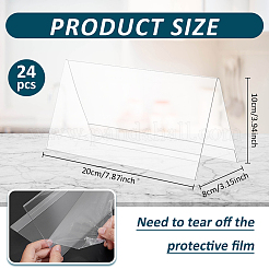 24шт акриловый держатель для таблички с номером стола&nbsp;AJEW-BC0009-71