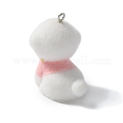 Кулоны из флокированной смолы&nbsp;LS-FIND-A047-04P-03