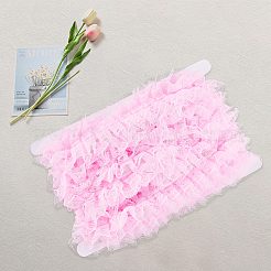 10 м хлопкового плиссированного цветочного кружева&nbsp;OCOR-CY0002-28A