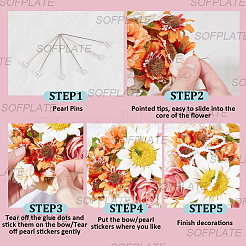 DIY-Set zur Herstellung von Hochzeitsstrauß-Anhängern&nbsp;DIY-SP0006-90B