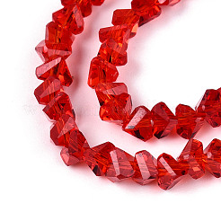 Прозрачные стеклянные бусины&nbsp;GLAA-N018-4mm-06