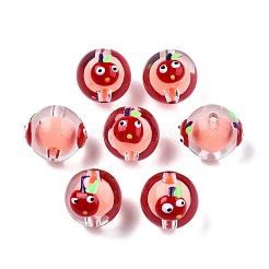 Perle di smalto acrilico trasparente&nbsp;TACR-G040-01G