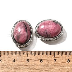 Природные многонитевые звенья родонита&nbsp;KK-M304-02P-16