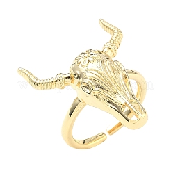 Латунь манжеты кольца&nbsp;RJEW-D341-01G