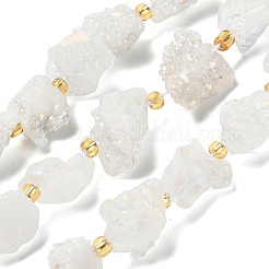 Гальванические натуральный druzy шарики агата стренг&nbsp;G-G289-02B