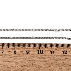 12 collar de cadena trenzada texturizada de acero inoxidable 304 de 1.8 mm para hombre y mujer.&nbsp;NJEW-H093-20P-02