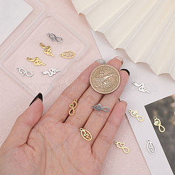 16 шт. 8 стиля ионного покрытия (IP) 304 нержавеющая сталь подвески&nbsp;STAS-CA0002-10