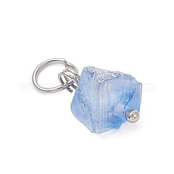 Гальванизированные натуральные кварцевые подвески&nbsp;PALLOY-JF04535-02