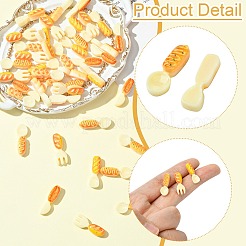 50 шт. 5 стиля кухонной утвари тематические смоляные кабошоны&nbsp;RESI-CJ0004-23