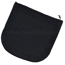 Прямоугольные пылезащитные сумки из полиэстеровой вельветовой ткани с завязками для шлемов&nbsp;ABAG-WH20023-002B