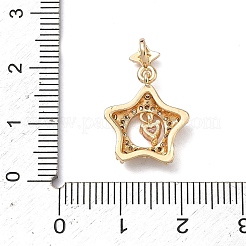 Латунные микро проложить кубического циркония подвески&nbsp;KK-C168-04G