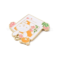 Эмалевые подвески из мультяшного сплава&nbsp;ENAM-G207-01A-LG