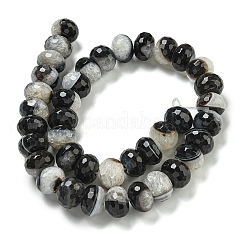 Agata naturale perline di cristallo fili&nbsp;G-P546-B02-01
