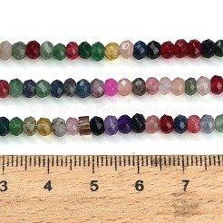 Gefärbt natürlichen weißen Jade Perlen Stränge&nbsp;GG-CBAF9EE-A10-3x4mm