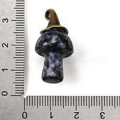 Подвески-грибы из натуральных смешанных драгоценных камней&nbsp;G-D311-02AB