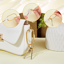 6 шт. латунный карабин с замком&nbsp;KK-HS0015-85B