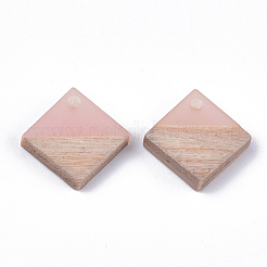 Pendentifs en résine & en bois&nbsp;RESI-S358-31B