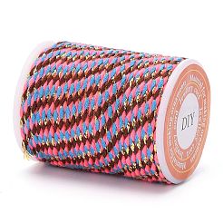 4-fädige Polycotton-Kordel mit Metallfaden&nbsp;X1-OCOR-Z003-D31