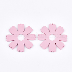 Расписные деревянные подвески&nbsp;WOOD-Q040-010C