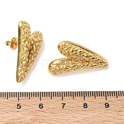 Ohrstecker aus 304 Edelstahl für Damen&nbsp;EJEW-K333-12G