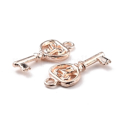 Tibetischer stil Aluminium Anhänger & Charms&nbsp;TIBEP-S319-076RG-RS