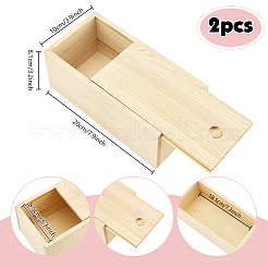 Scatola portadocumenti in legno&nbsp;LS-WOCR-WH0004-032B