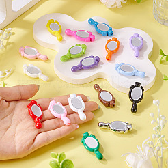 17шт 17 цвета непрозрачные акриловые бусины&nbsp;OACR-TA0004-23