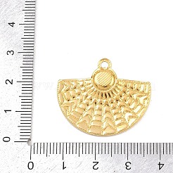 Подвески из нержавеющей стали 304 в богемном стиле с синтетической бирюзой&nbsp;LS-STAS-G381-02G-01