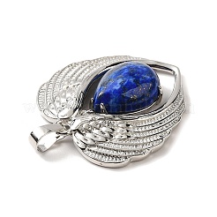 Natürliche Lapislazuli-Tropfenanhänger&nbsp;KK-K331-02P-10