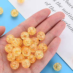 Прозрачных бусин акриловые треск&nbsp;LS-X-MACR-S373-66A-N13