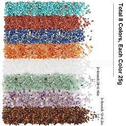 200g 8 stili di pietre preziose naturali e sintetiche&nbsp;G-GF0001-04