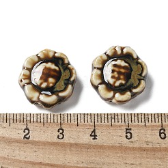 Фарфоровые бусины ручной работы&nbsp;PORC-L080-G06