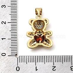 Латунные микро проложить кубического циркония подвески&nbsp;KK-K258-24H-G-RS